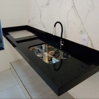Dalles de granit noir antique Galaxy de grande taille pour les intérieurs et extérieurs modernes et élégants, villas et hôtels, haute résistance