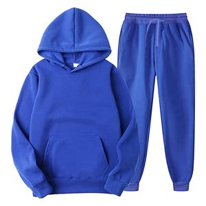 Conjunto Deportivo para Hombre de Poliéster/Algodón, Sudadera con Capucha y Pantalones, Corte Regular, Informal, Sólido, Transpirable, para Correr, Suave, Cálido, para Hacer Ejercicio - Product Image 5