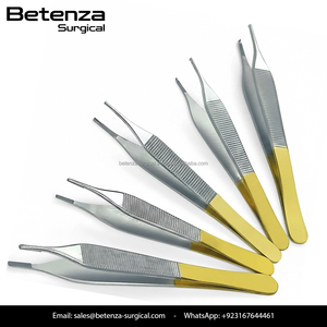 Pinces à tissus Adson Brown de haute précision TC 7x7, dents fines, pointes dentelées délicates, durables, usage chirurgical, acier inoxydable médical - Product Image 6