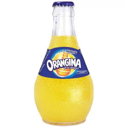 천연 오렌지 Orangina 달콤한 청정 음료 전세계 맛