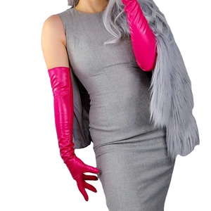 Guantes de Ópera de Color Sólido Populares al por Mayor, Precio Económico, Servicio OEM, Buena Calidad, Guantes de Ópera con Doble Costura - Product Image 1