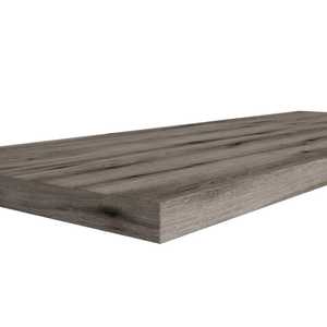 120cm Floating <b>Wall</b> <b>Shelf</b> in Fossil Oak Wood for Under Sink <b>Storage</b> - Product Image 2