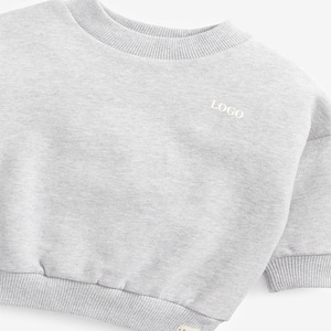Pulls à capuche de haute qualité avec logo personnalisé pour filles, collection d'hiver pour enfants, prix bas, tenues tendance 2026 - Product Image 3