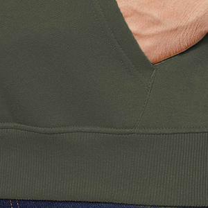 เสื้อมีฮู้ดแบบสวมหัวของผู้ชายใหม่แฟชั่นแบบกำหนดเองตามฤดูกาล2025มีฮู้ดผ้าฝ้าย100% พื้นฐาน - Product Image 4