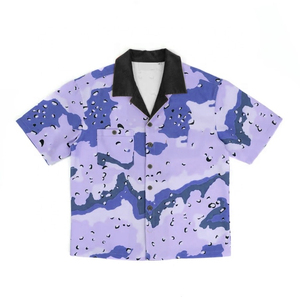 เสื้อเชิ้ตพิมพ์ลาย ปกคอปก ติดกระดุมแถวเดียว ผ้าโพลีเอสเตอร์ ทรงหลวม ใส่สบาย ไม่ยับง่าย สำหรับผู้ชาย เหมาะสำหรับใส่ลำลอง ฤดูร้อน ชายหาด สไตล์ฮาวาย - Product Image 1