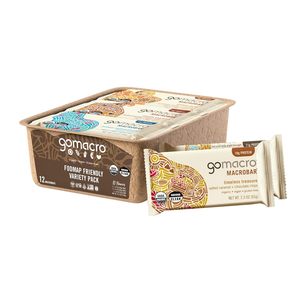 Barras de Proteína Veganas Orgánicas GoMacro MacroBar - Paquete Variado Apto para FODMAP (Barras de 2.0-2.3 Onzas, 12 Unidades) - Product Image 1
