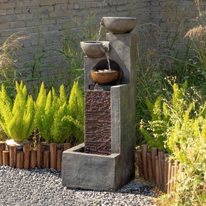 Fontaine à débit d'eau en résine Simple haut de gamme pour décor à la maison pour <span class=keywords><strong>salon</strong></span> et terrasse cour <span class=keywords><strong>jardin</strong></span> Style - Product Image 1
