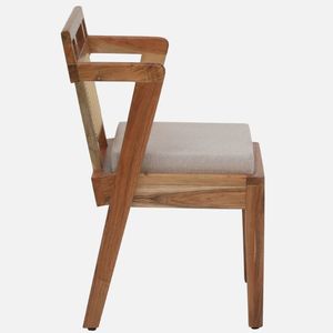 Assen Traditional Style Portable Home Furniture Natural Finish Arm <b>Chair</b> for Living Room - Product Image 6