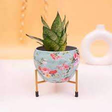 Jardinière Meena en fer à forte demande Pots et jardinières de jardin élégants pour la décoration intérieure exportés d'Inde - Product Image 5