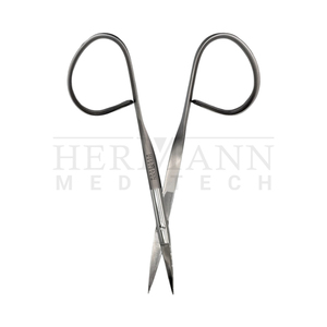 Tijeras Quirúrgicas Manuales de Acero Inoxidable HERMANN MEDITECH de 100 mm de Precisión para Disección Fina, Uso Hospitalario, Certificación CE - Product Image 4