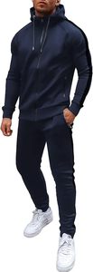 Chándal Deportivo para Hombre, Informal, para Entrenamiento, con Cremallera Completa - Product Image 6