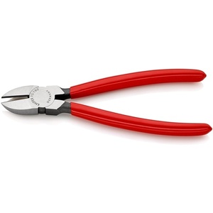 KNIPEX 180 mm <b>Polished</b> Head Side Cutters with <b>Plastic</b> Coating Knives & Tools - Product Image 3