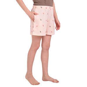 Pijamas de Mujer de Alta Calidad, Diseño Personalizado, Mezcla de Poliéster/Algodón, Cintura Elástica, Shorts de Verano Cosidos a Máquina - Product Image 5