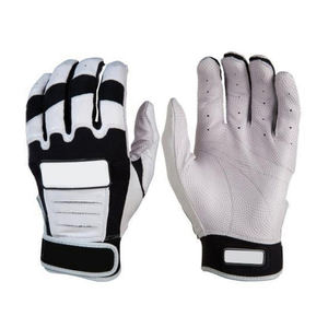 ถุงมือเบสบอลกันลื่นผ้าสแปนเด็กซ์/ โพลีเอสเตอร์สำหรับผู้ใหญ่ทำด้วยมือ - Product Image 1