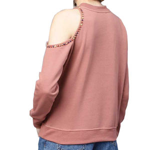 <b>Women's</b> Unisex Autumn Printed Badge Crewneck Sweatshirt 100% Cotton Quick Dry Custom Logo - Product Image 2