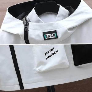 Custom Low MOQ Cyber Techwear <b>Jacket</b> White Zipper Hooded Streetwear Windbreaker <b>Waterproof</b> Breathable Outdoor Tech Ninja <b>Jacket</b> - Product Image 3