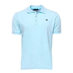 Polo à manches courtes décontracté pour hommes en jersey de coton/élasthanne de couleurs mélangées de haute qualité avec logo personnalisé - Product Image 6