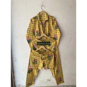 3-Piece Premium Plus Size <b>Trouser</b> Shorts Cotton Striped Chokker Summer <b>Pyjama</b> Set Breathable Knitted Women's Unisex Sleepwear - Product Image 2