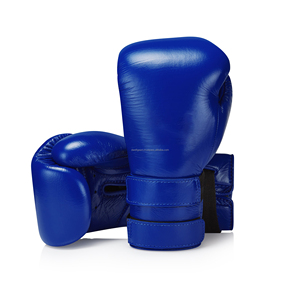 Guantes de Boxeo Ajustables con Soporte para Muñeca, Cuero Premium, Transpirables, Resistentes al Viento, Agarre Completo para las Manos, Guantes de Sparring con Dedos Completos, Logotipo Personalizado Disponible - Product Image 1