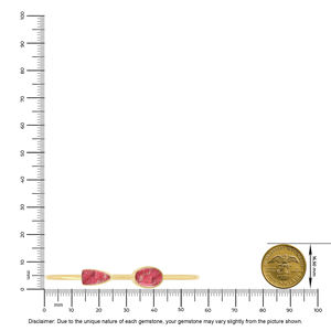 Premium Real Pure 18K Solid Gold High Finish Trendy Adjustable Twister <b>Bracelet</b> Thulite Oval Bullet Cab Luxury Unisex Gift - Product Image 2