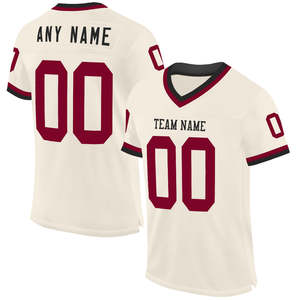 Maillot de football authentique en maille rétro, ensembles d'uniformes personnalisés, tenue d'équipe professionnelle, ajustement adulte, vêtements de club universitaire, 100% polyester UV - Product Image 3