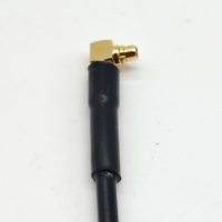 Prise mâle MMCX personnalisée à angle droit vers prise femelle BNC étanche RG174 RG316 Kabel Radio RF Coaxial Pigtail Jumper Cable