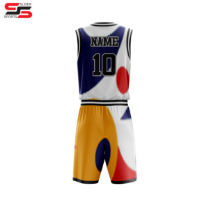 Nuevos diseños Sublimación Malla Jersey Baloncesto Transpirable Hombres Uniforme de baloncesto para todo el cuerpo - Product Image 2