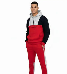 Conjunto Deportivo Unisex Personalizable 2026, Sudadera con Cierre de Cremallera de 1/4 y Pantalones Deportivos, Material de Felpa Gruesa, Transpirable, Cintura Elástica, para Invierno - Product Image 1