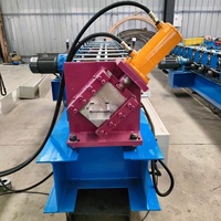 Machine de formage de profilés C pour tuiles en acier coloré, haute productivité, 1200 mm, moteur et pompe