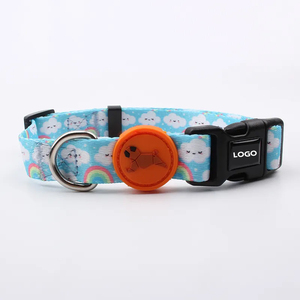 Collier de luxe OEM de qualité supérieure pour chien, vente en gros, motif personnalisé rembourré en polyester imprimé par sublimation - Product Image 3