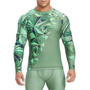 Vente en gros conception personnalisée Jiu Jitsu brésilien Rash Guard fournisseurs pakistanais BJJ Rash Guard hommes - Product Image 1