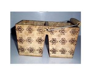 Elegante maceta de metal con construcción duradera para un uso duradero en el jardín, forma y tamaño personalizados de rana Overseas Inc - Product Image 5