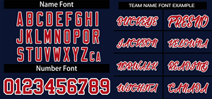 Maillot de baseball bleu marine pour hommes, nom et numéro d'équipe personnalisés, bordure rouge, col en V, manches courtes, polyester respirant, uniforme de sport - Product Image 3