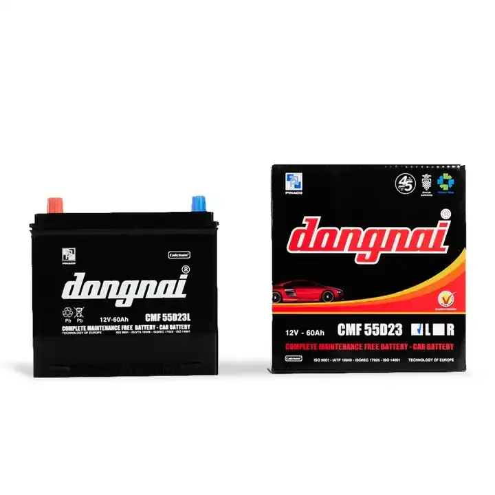 CMF 55D23L (12V - 60Ah) Easy to Use Maintenance-Free Batteries for Simple and User-Friendly Experience