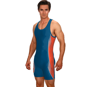 Combinaison de musculation et de lutte unisexe de haute qualité, extensible, à séchage rapide, couleur classique profonde, 220g, vente en gros personnalisée - Product Image 3