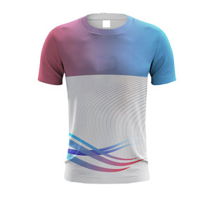Camiseta Deportiva para Hombre, 100% Poliéster, Ligera, de Secado Rápido, Transpirable, de Malla, Ropa Deportiva Informal, Personalizable, OEM/ODM Disponible - Product Image 6