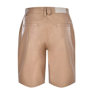 Meilleures ventes de shorts en cuir de haute qualité Vêtements d'entraînement Usage décontracté Shorts en cuir Offre Spéciale à vendre - Product Image 2