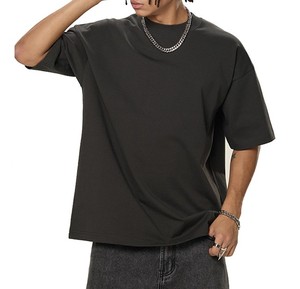 Cotton Wholesale Custom Anti-Pilling Oversized <b>Tshirt</b> for <b>Men</b> Short Sleeve Plus Size T-shirt for <b>men</b> loose fit - Product Image 2
