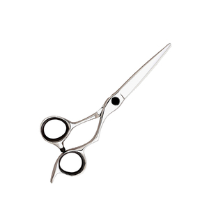 Ciseaux de coiffure de qualité chirurgicale lame tranchante miroir polonais ciseaux de salon en acier allemand avec repos fixe et anneau en caoutchouc - Product Image 2