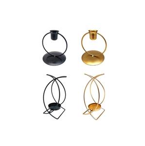 Bougeoir en métal de style antique parfait pour les maisons culturelles, le décor du patrimoine traditionnel et les cérémonies festives - Product Image 1