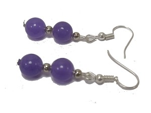 Haut cristal améthyste boucle d'oreille perles à facettes pierre précieuse de guérison cristal bijoux de mode boucles d'oreilles ensemble bijoux pour femmes grossiste - Product Image 6