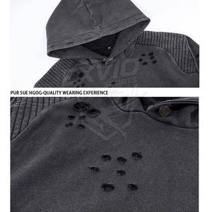 Sweat-shirts à broderies usées, prix de gros, service OEM, best-sellers - Product Image 5