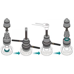 Kits de reparación de frenos BETA-Kit de extracción para anillos interiores de cojinete de rueda de cubo para un reemplazo rápido y fácil - Product Image 2