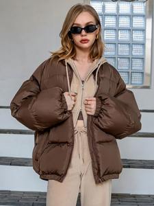 Recién llegado, chaqueta acolchada para mujer, abrigo de invierno cálido con cremallera completa con mangas largas, tejido transpirable, precio - Product Image 2