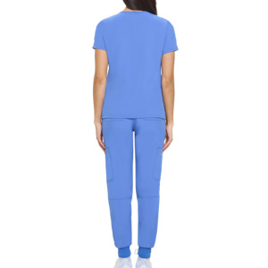 Pantalones Jogger Cargo con Cuello en V para Mujer, Ajustados, Profesionales, con Logotipo OEM Personalizado, de Tela Twill, para Uso Hospitalario, para Hombre - Product Image 3