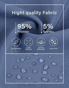 Pantalones cortos Cargo para senderismo con bolsillos con cremallera 7 "Pantalones cortos ligeros de secado rápido con cordón para verano Golf al aire libre Casual - Product Image 5