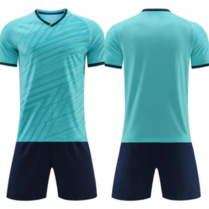 Ensemble de maillots de football de club hommes séchage rapide 2 pièces uniforme de football respirant antibactérien de haute qualité personnalisé - Product Image 4