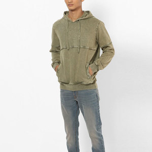 Sweat-shirt à capuche délavé, coupe classique, haute qualité, sweat-shirts personnalisés, sweat-shirt en coton entièrement personnalisable - Product Image 6