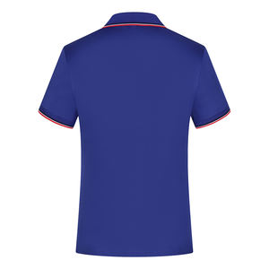 Camiseta Polo para hombre de color sólido Camiseta polo para hombre de algodón/poliéster de primera calidad lisa en blanco - Product Image 5