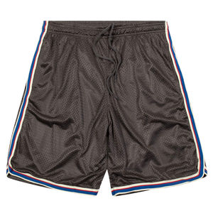 Los pantalones cortos de malla de gimnasio para hombre de primera calidad con estampados unisex son transpirables y cómodos, hechos de poliéster 100%, pantalones cortos de tela de secado rápido - Product Image 1